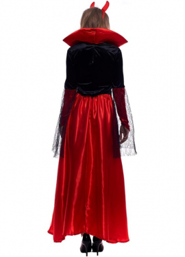 Fato de diabo de renda para mulher