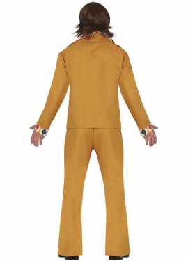 Orange 70s Disco Costume for Men