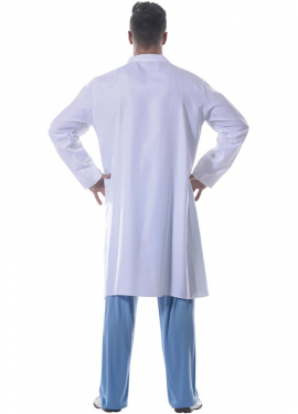 Doctor costume with robe for men