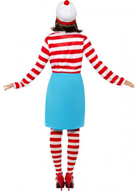 Onde está Wally: traje de Wenda para mulheres