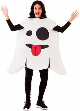 Fato de emoticon fantasma para adulto