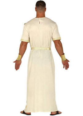 Fato de imperador romano para adultos