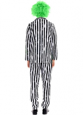 Men's Striped Suit Ghost Costume