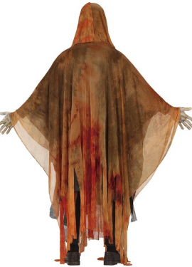 Fato de fantasma laranja para homem