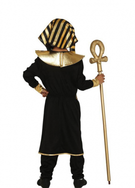 Fato de faraó egípcio preto para menino