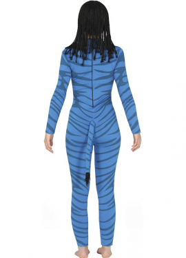 Alien Blue Feline Costume for Women