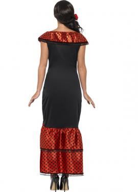 Flamenco Costume with Polka Dots for women