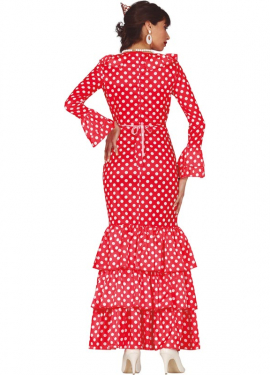 Red Flamenco with Polka Dots for women