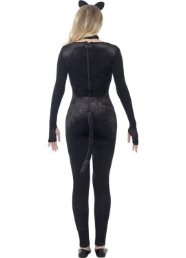 Fato de gato preto para mulher