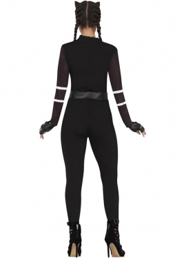 Fato de gato preto para mulher