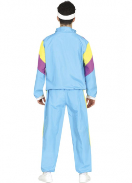 Fato de treino ginasta azul para adolescente