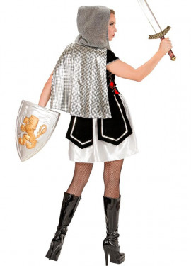 Royal Warrior Costume Women's Hooded Dress