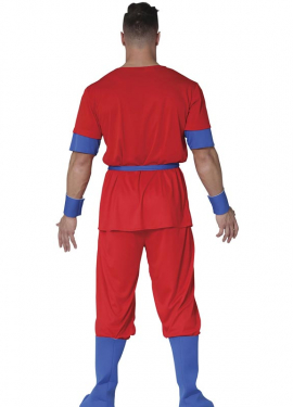 Fato de guerreiro de luta masculino adulto