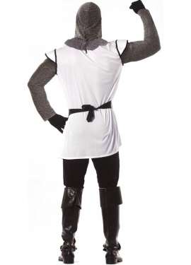 Fato de guerreiro ou cavaleiro medieval para homem