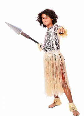 Fato de semideus havaiano Maui Hawaiian para crianças