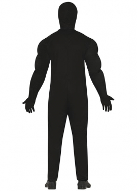 Fato de herói aracnídeo escuro para homem