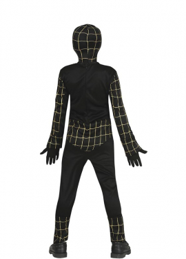 Fato de Dark Spider Hero para menino