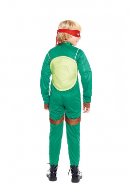 Fato de herói de tartaruga para meninos