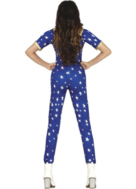 Fato de heroína estrelada para mulher