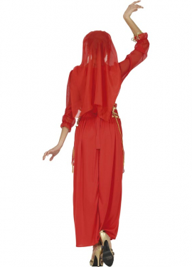 Fato hindu vermelho para mulheres