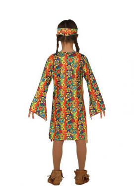 Flowery Hippie Costume for Girl