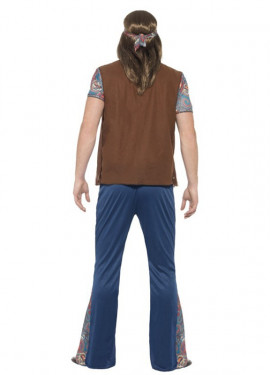 Multicolor Hippy Costume for Men