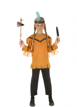 Fato de índio com acessórios para crianças
