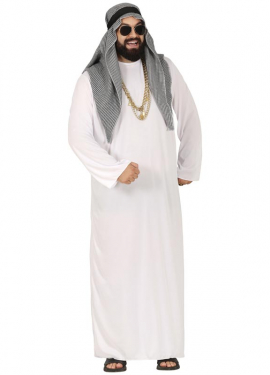 Fato de Sheikh árabe para homem