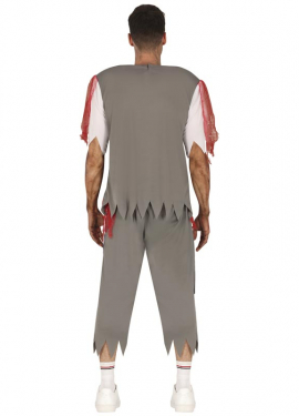 Men's Zombie Rugby Player Costume
