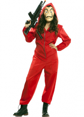 Deluxe La Casa de Papel Thief Costume for adults