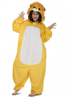 Fato de leão Olhos grandes para adultos