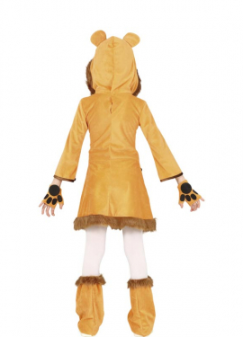 Fantasia de leão para menina