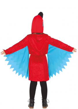 Red Parrot Costume for Girl