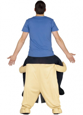 Sumo Wrestler Costume on Shoulders for Adults