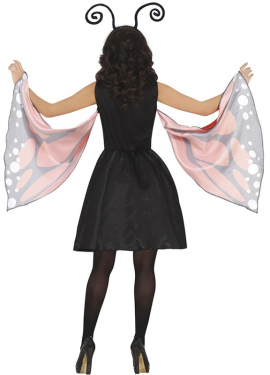 Fato de borboleta laranja para mulher