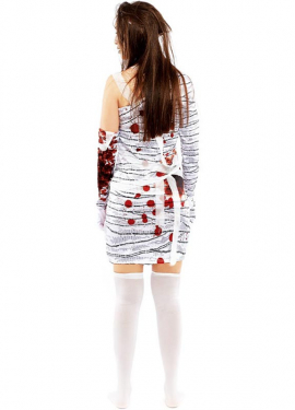 Fato de múmia sangrenta para mulher