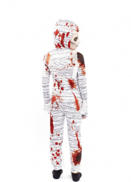 Fato de múmia sangrenta para criança e adolescente