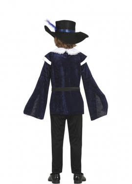 Elegant Blue Musketeer Costume for Boys
