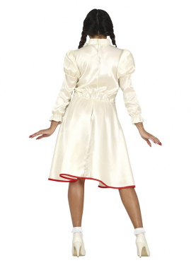 Fato de boneca antiga amaldiçoada para mulher