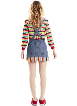 Possessed Doll Costume with skirt for women