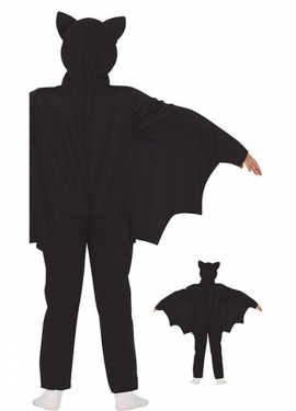 Fato de morcego-esqueleto para meninos