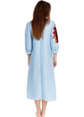 Demon Girl Costume in Blue Robe for Women
