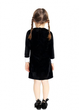 Fato de Sinister Girl preto clássico para bebé e menina