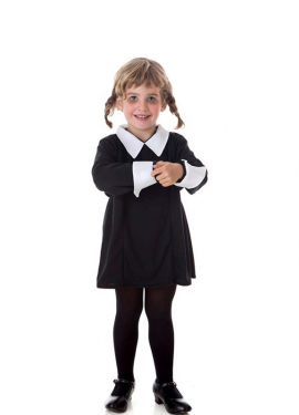 Black Classic Sinister Girl Costume for girls