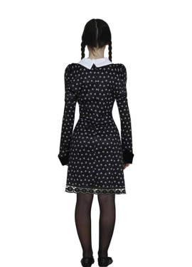 Sinister Girl costume with polka dots for teenagers