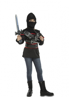 Fato de Ninja com acessórios infantis