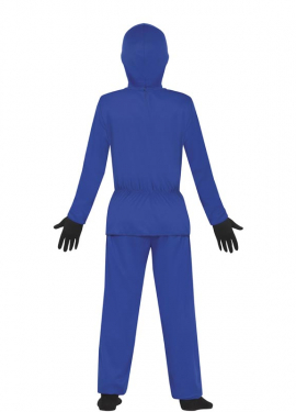 de Guerreiro Ninja Azul para criança