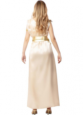 Fato de Nobre Romano Deluxe bege para mulher