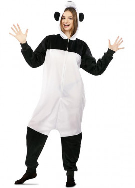 Adult Panda Kugurumi Hooded Costume with Ears