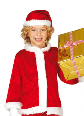 Fato de Papai Noel extra para criança